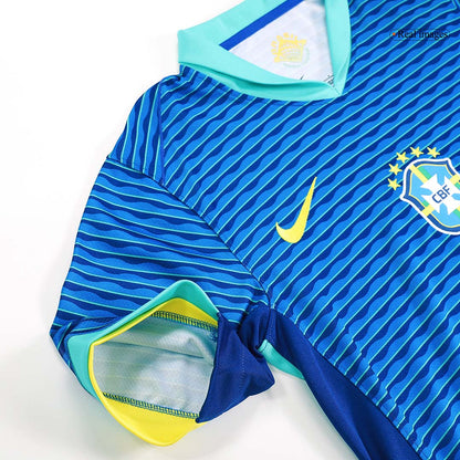 NEYMAR JR #10 Brazil Away  Soccer Jersey 2024 footmaillots.fr