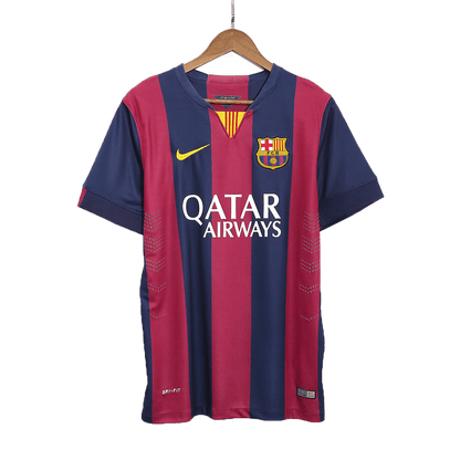 Retro Suárez #9 2014/15 Barcelona Home  Soccer Jersey footmaillots.fr
