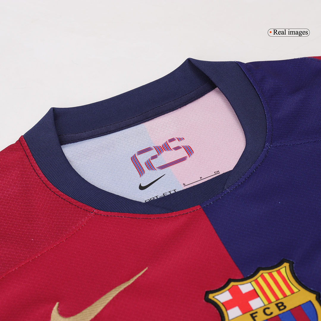 Barcelona Home  Soccer Jersey Kit(Jersey+Shorts) 2024/25 footmaillots.fr