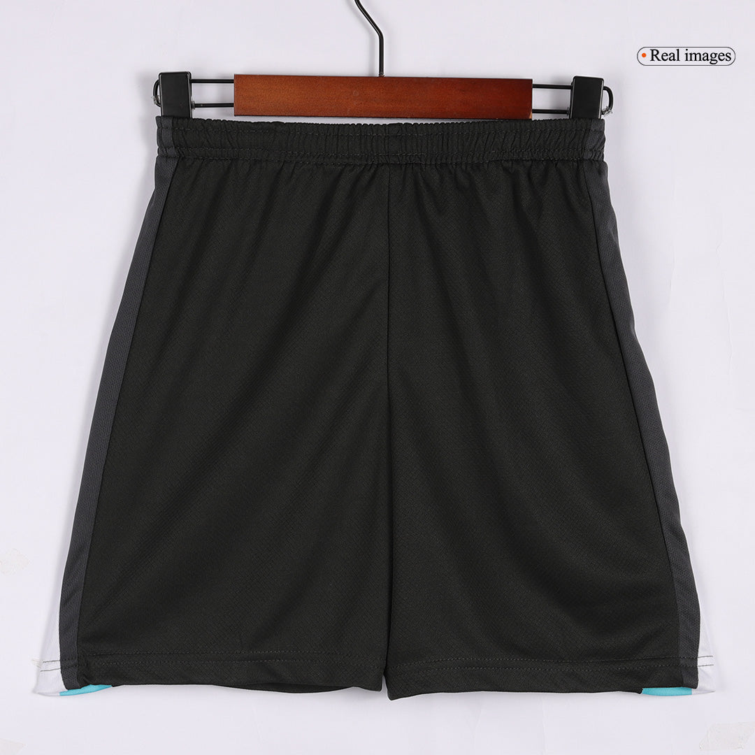 Kid's Liverpool Away  Soccer Jersey Kit(Jersey+Shorts+Socks) 2024/25 footmaillots.fr