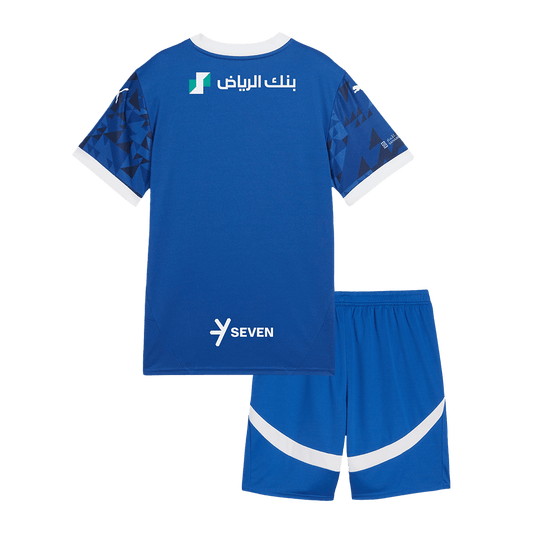 Kid's Al Hilal SFC Home  Soccer Jersey Kit(Jersey+Shorts) 2024/25 footmaillots.fr