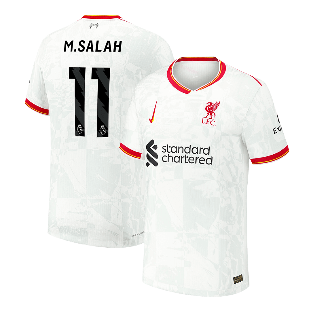 Player Version M.SALAH #11 Liverpool Third Away  Soccer Jersey 2024/25 footmaillots.fr