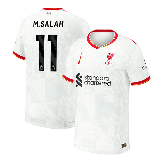 Player Version M.SALAH #11 Liverpool Third Away  Soccer Jersey 2024/25 footmaillots.fr