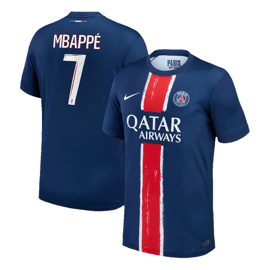 MBAPPE #7 PSG Home Soccer Jersey 2024/25 footmaillots.fr