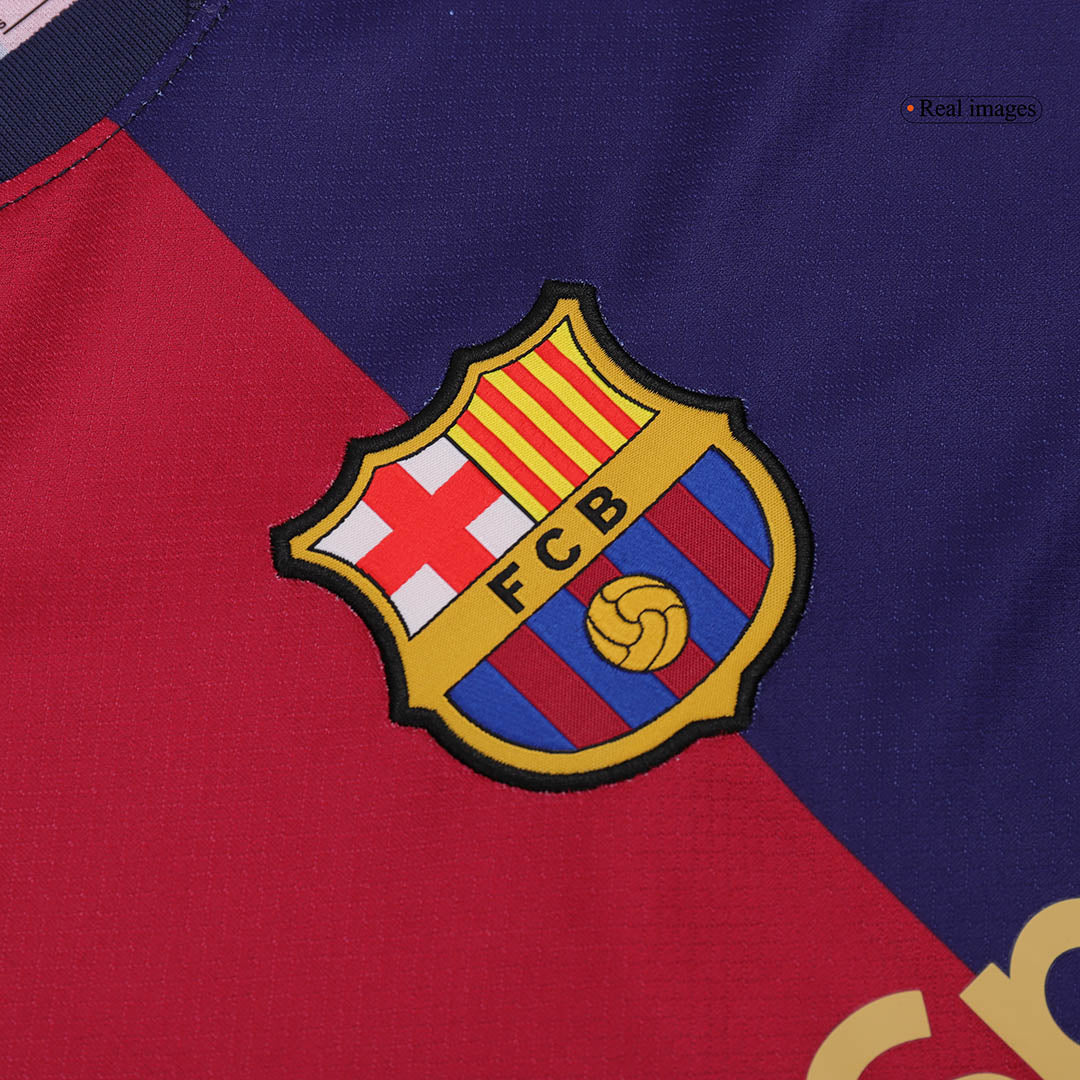 Barcelona Home  Soccer Jersey Kit(Jersey+Shorts) 2024/25 footmaillots.fr