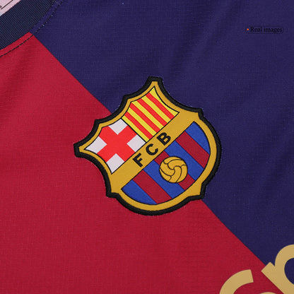 Barcelona Home  Soccer Jersey Kit(Jersey+Shorts) 2024/25 footmaillots.fr