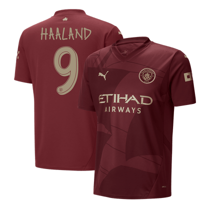HAALAND #9 Manchester City Third Away  Soccer Jersey 2024/25 - UCL footmaillots.fr