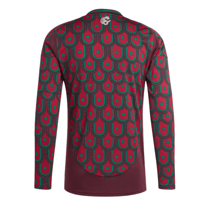Men's Mexico Home Long Sleeve Soccer Jersey Copa América 2024 footmaillots.fr