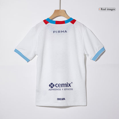 Kid's Cruz Azul Away  Soccer Jersey Kit(Jersey+Shorts) 2024/25 footmaillots.fr
