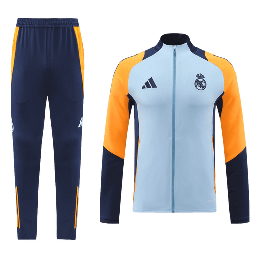 Kid's Real Madrid Training Kit (Jacket+Pants) 2024/25 footmaillots.fr