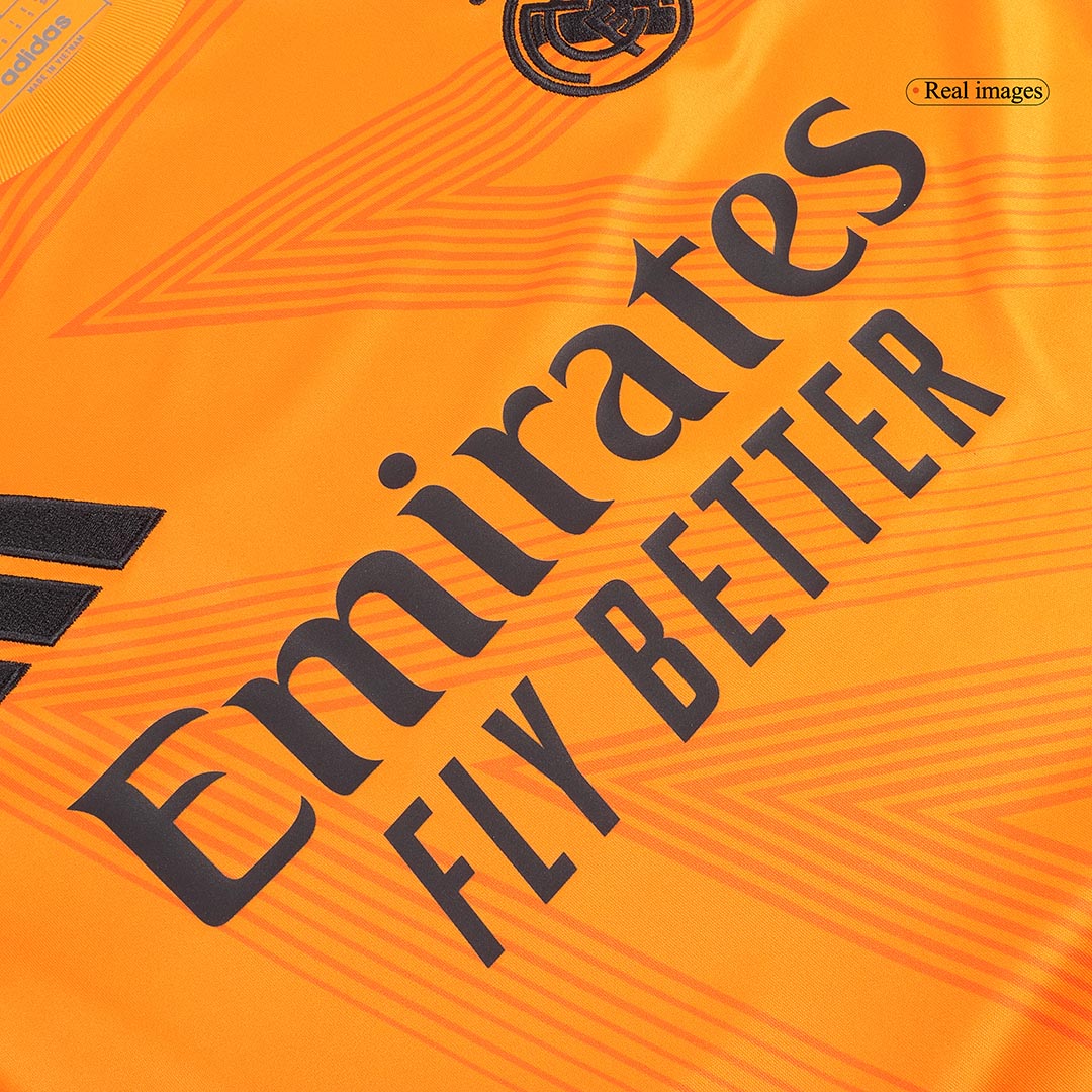 VINI JR. #7 Real Madrid Away  Soccer Jersey 2024/25 - Bear Champ Font footmaillots.fr