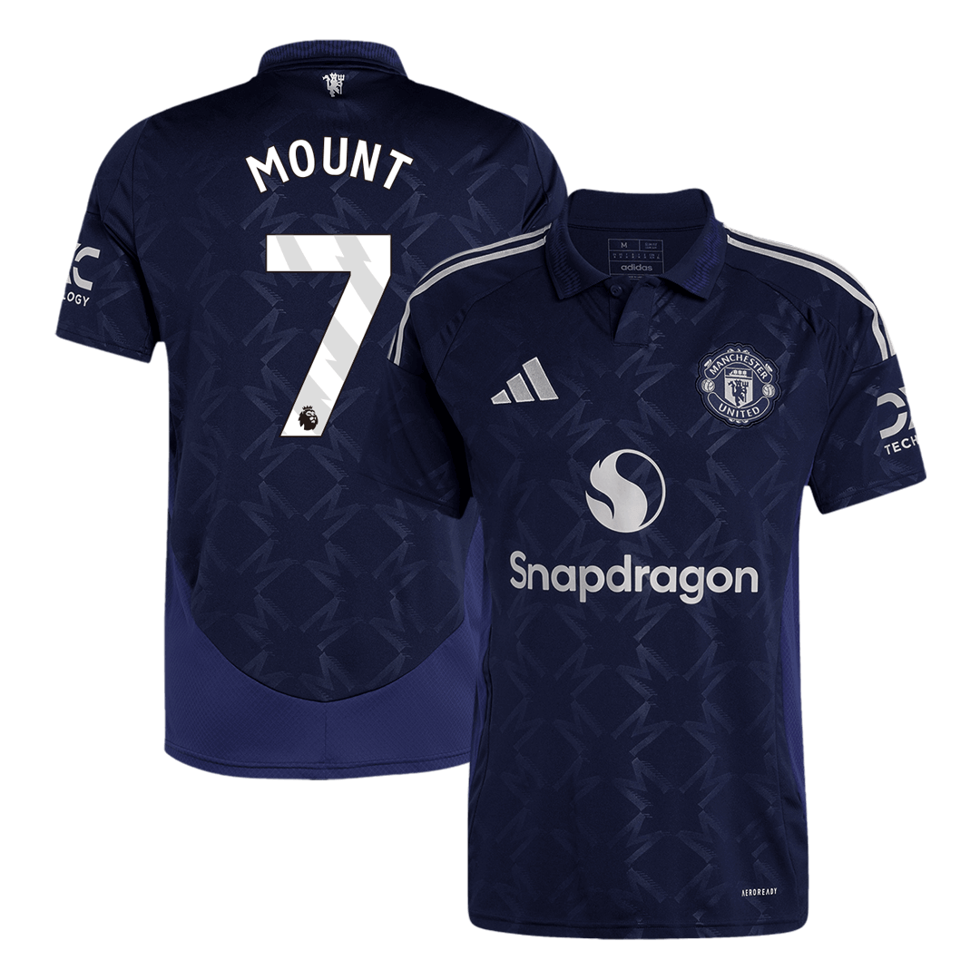 MOUNT #7 Manchester United Away  Soccer Jersey 2024/25 footmaillots.fr