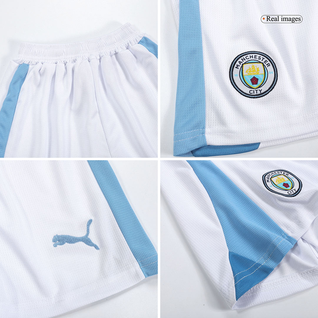 Kid's Manchester City Home  Soccer Jersey Kit(Jersey+Shorts) 2023/24 footmaillots.fr