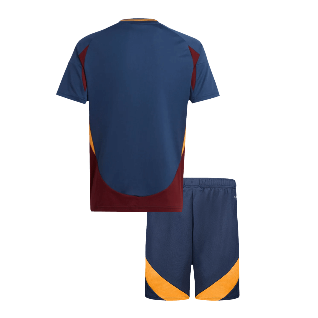 Kid's Roma Third Away  Soccer Jersey Kit(Jersey+Shorts) 2024/25 footmaillots.fr