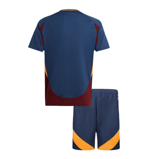 Kid's Roma Third Away  Soccer Jersey Kit(Jersey+Shorts) 2024/25 footmaillots.fr