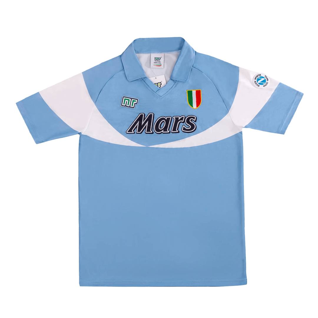 Retro 1990/91 Napoli Home  Soccer Jersey footmaillots.fr