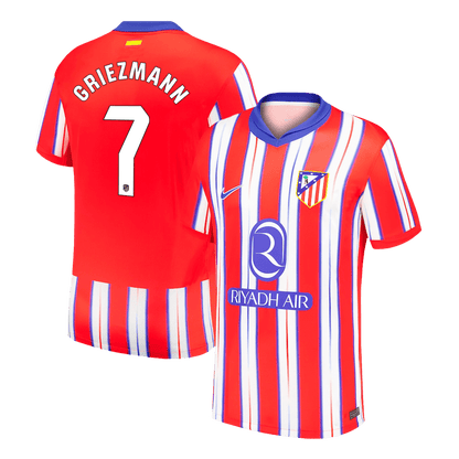 GRIEZMANN #7 Atletico Madrid Home  Soccer Jersey 2024/25 footmaillots.fr