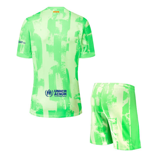 Barcelona Third Away  Soccer Jersey Kit(Jersey+Shorts) 2024/25 footmaillots.fr