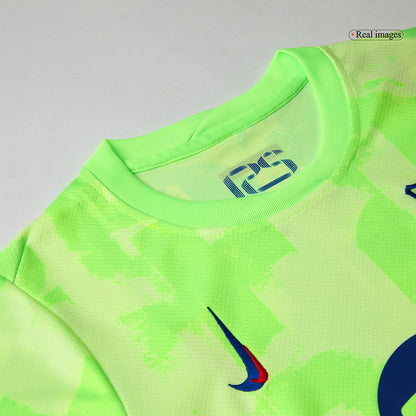Kid's Barcelona Third Away  Soccer Jersey Kit(Jersey+Shorts+Socks) 2024/25- UCL (Spotify Logo Without Text) footmaillots.fr