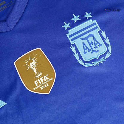 L.Martínez #22 Argentina Away  Soccer Jersey 2024 footmaillots.fr