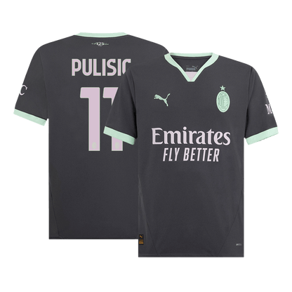 PULISIC #11 AC Milan Third Away  Soccer Jersey 2024/25 footmaillots.fr