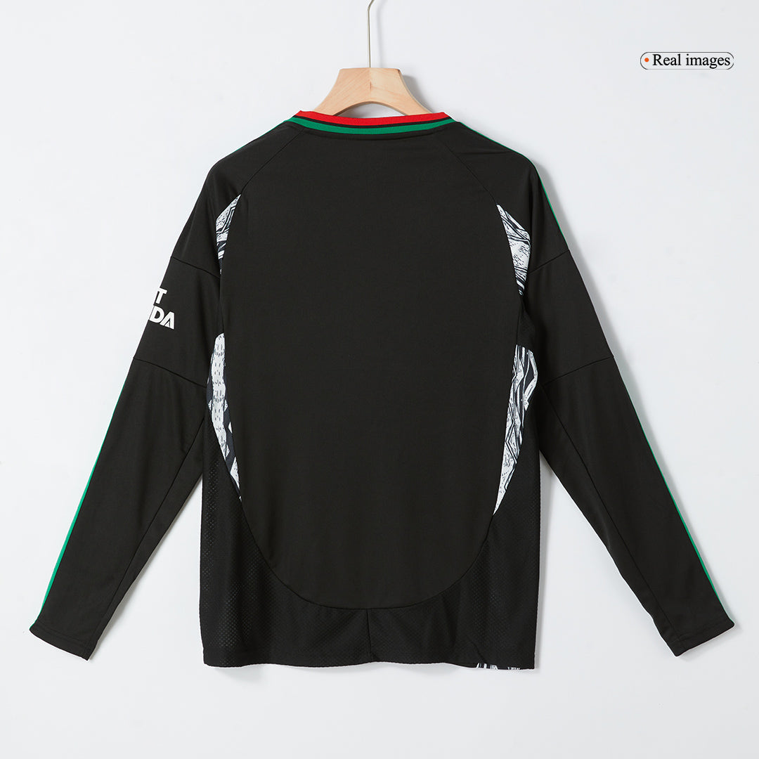 Arsenal Away Long Sleeve  Soccer Jersey 2024/25 footmaillots.fr