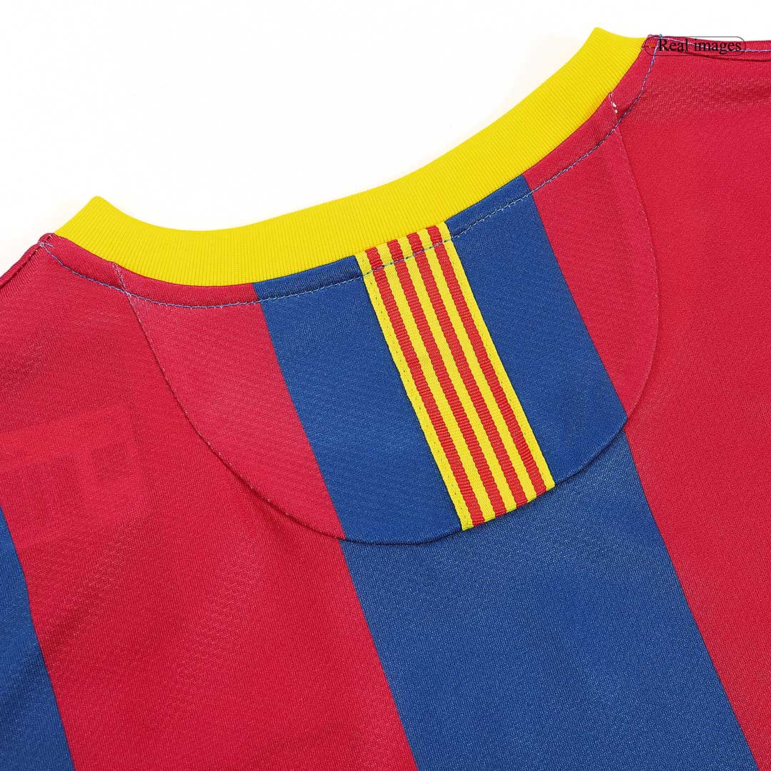 Retro DAVID VILLA #7 2010/11 Barcelona Home  Soccer Jersey footmaillots.fr
