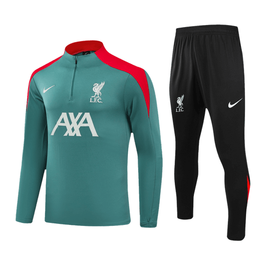 Liverpool Zipper Sweatshirt Kit(Top+Pants) 2024/25 footmaillots.fr