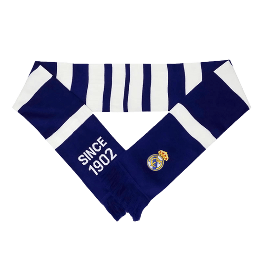 Real Madrid Soccer knitting Scarf Blue&White footmaillots.fr