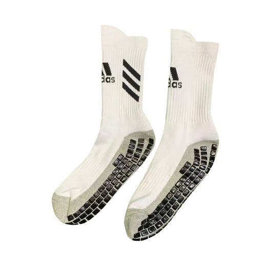 Adidas Soccer Socks White footmaillots.fr