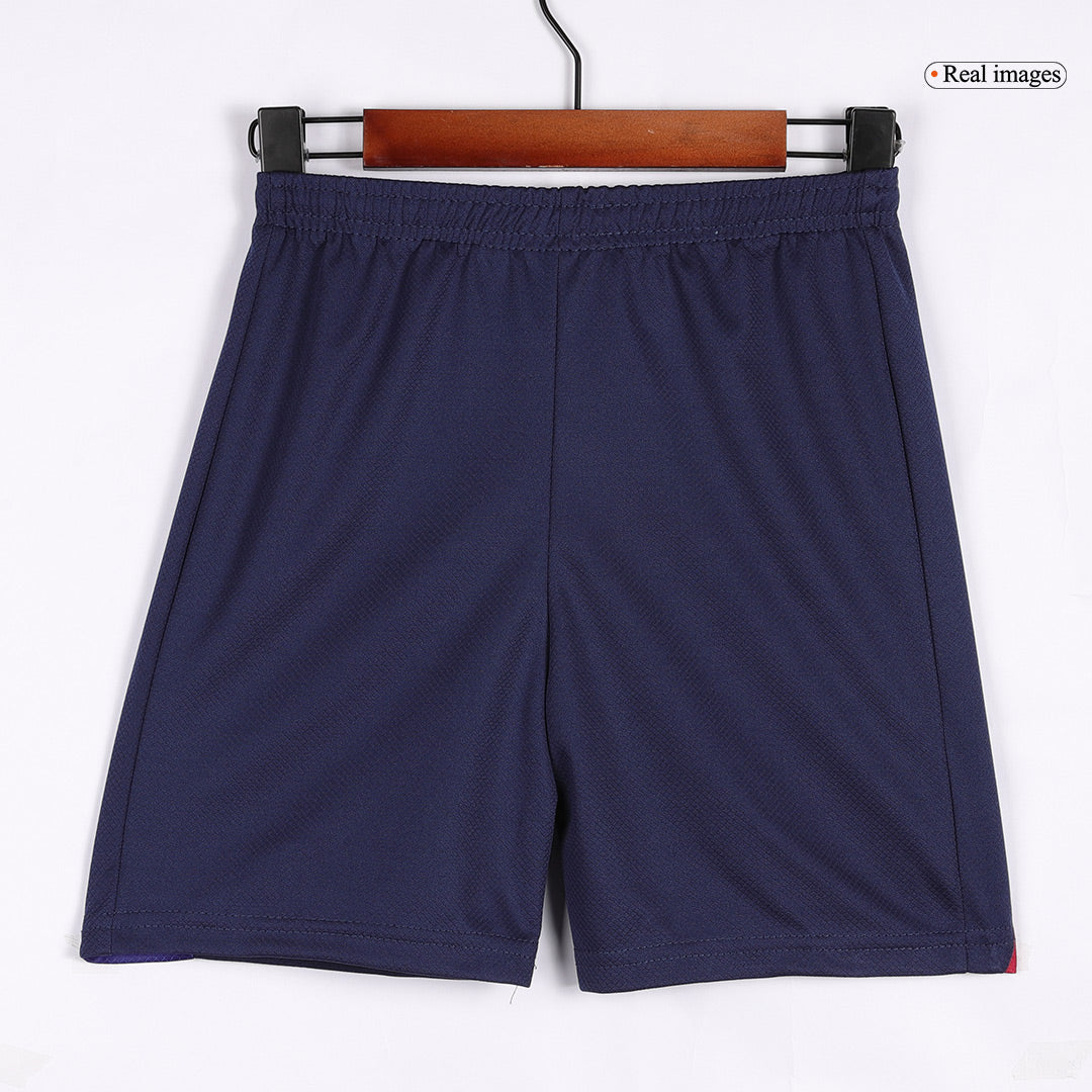 Kid's Barcelona Home  Soccer Jersey Kit(Jersey+Shorts) 2024/25-Spotify Logo Without Text footmaillots.fr