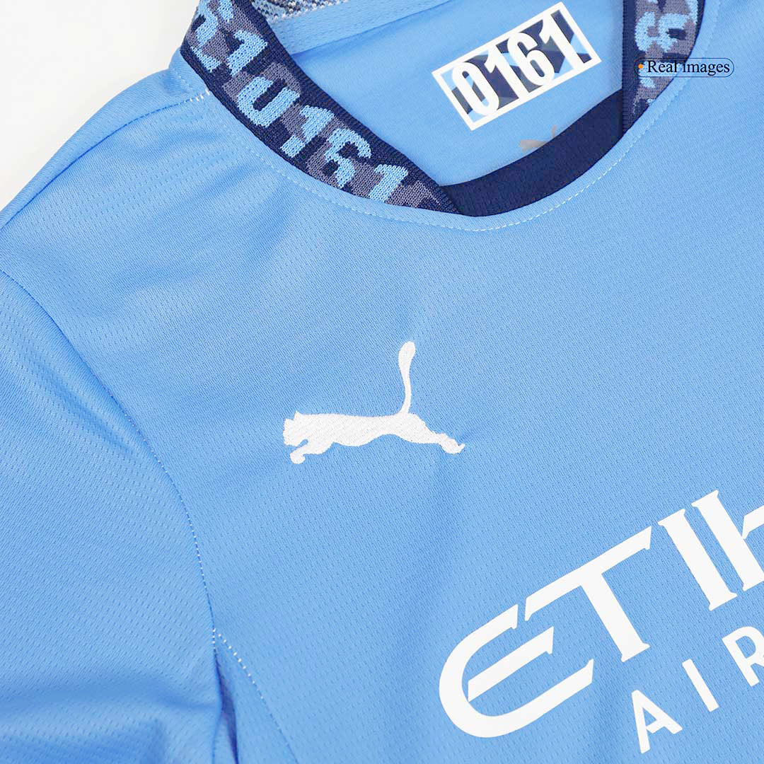 Kid's Manchester City Home  Soccer Jersey Kit(Jersey+Shorts) 2024/25 footmaillots.fr