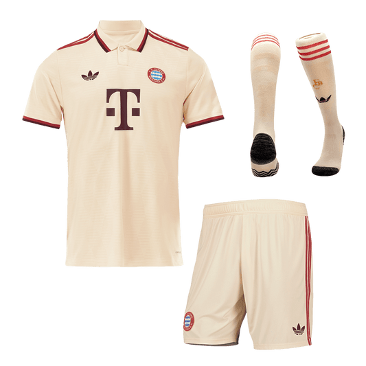 Bayern Munich Third Away  Soccer Jersey Kit(Jersey+Shorts+Socks) 2024/25- UCL footmaillots.fr