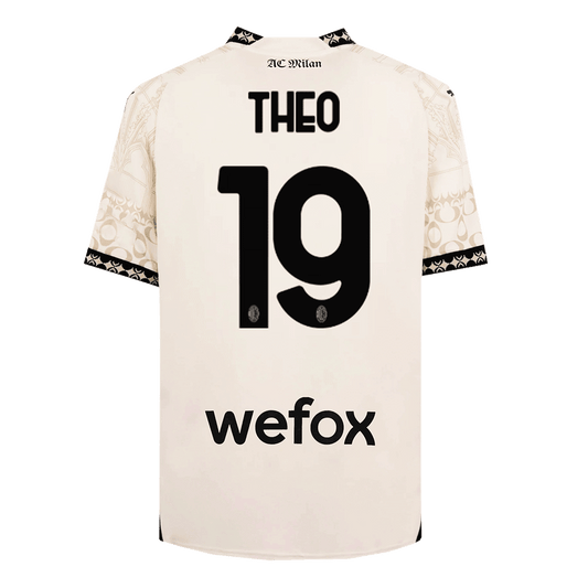 THEO #19 AC Milan X Pleasures Fourth Away  Soccer Jersey 2023/24 footmaillots.fr