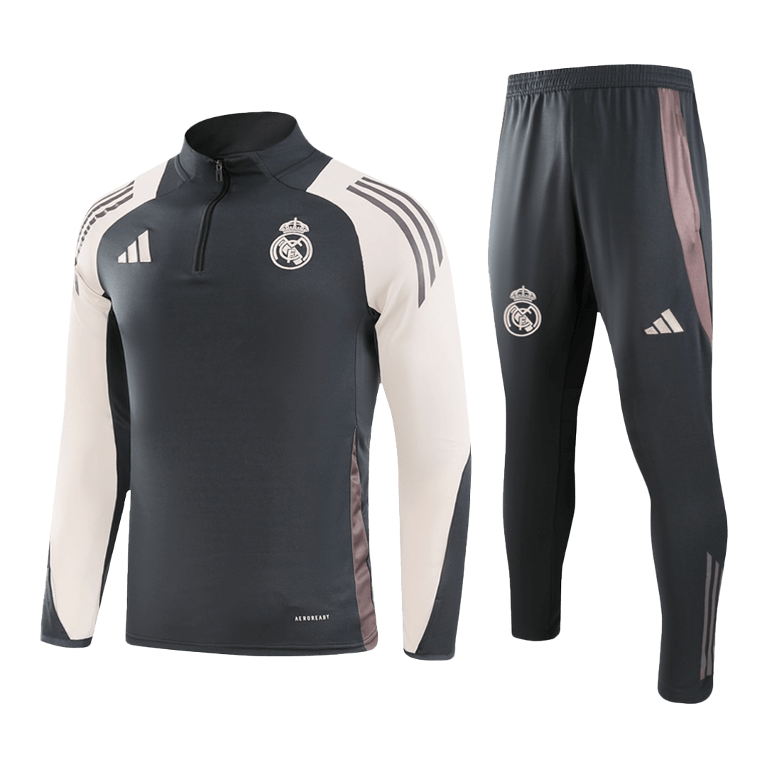 Real Madrid Zipper Sweatshirt Kit(Top+Pants) 2024/25 footmaillots.fr