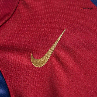Kid's Barcelona Home  Soccer Jersey Kit(Jersey+Shorts) 2024/25 - COLDPLAY footmaillots.fr