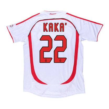 Retro KAKA' #22 2006/07 AC Milan Away  Soccer Jersey - UCL footmaillots.fr