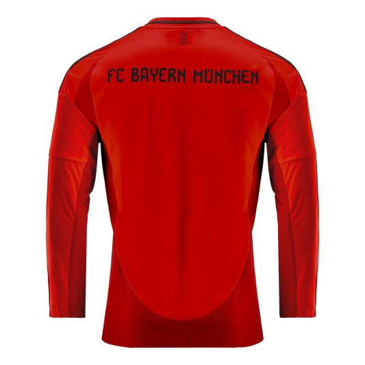 Bayern Munich Home Long Sleeve  Soccer Jersey 2024/25 footmaillots.fr