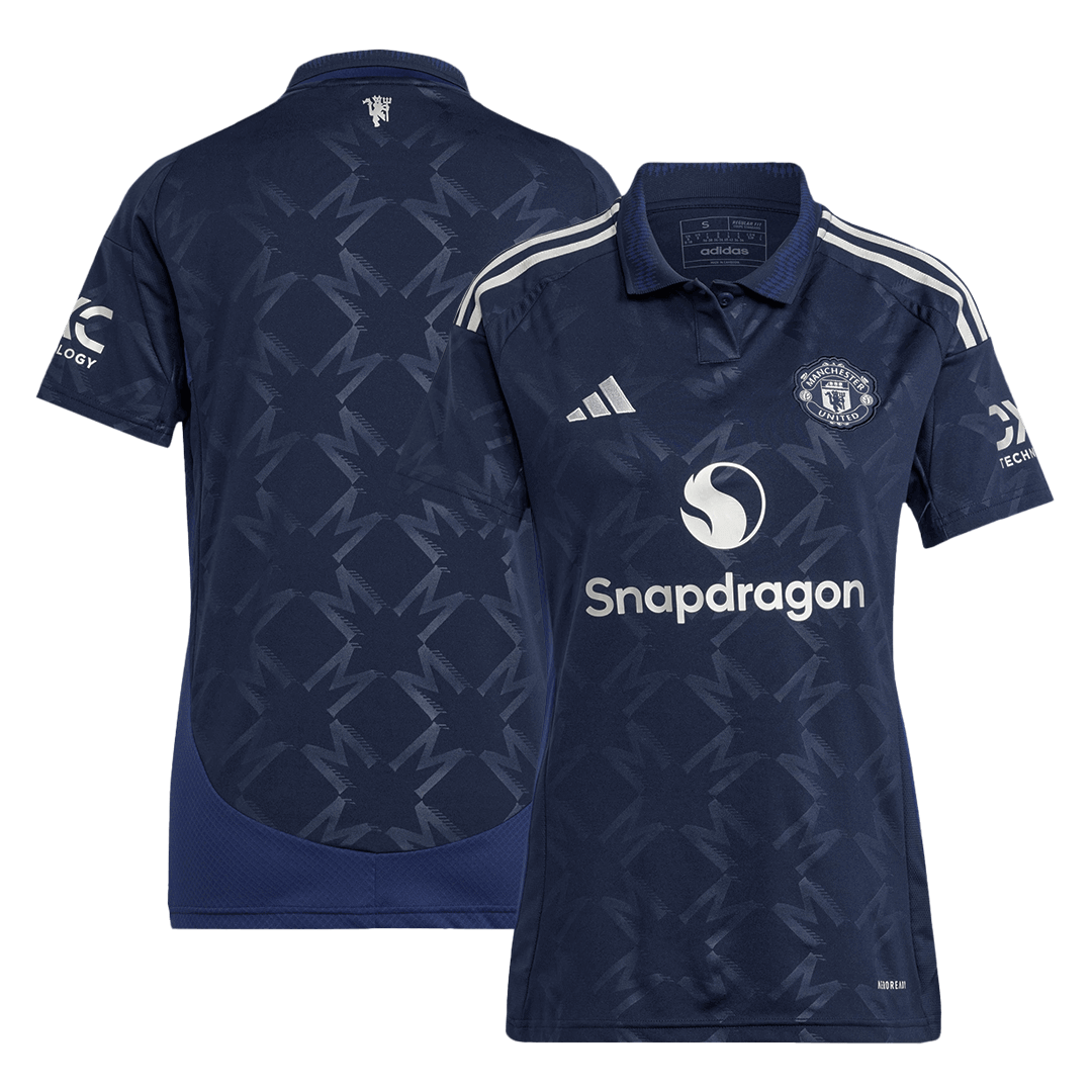 Women's Manchester United Away  Soccer Jersey 2024/25 footmaillots.fr