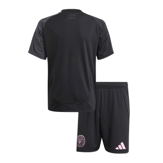 Kid's Inter Miami CF Away  Soccer Jersey Kit(Jersey+Shorts) 2025 footmaillots.fr