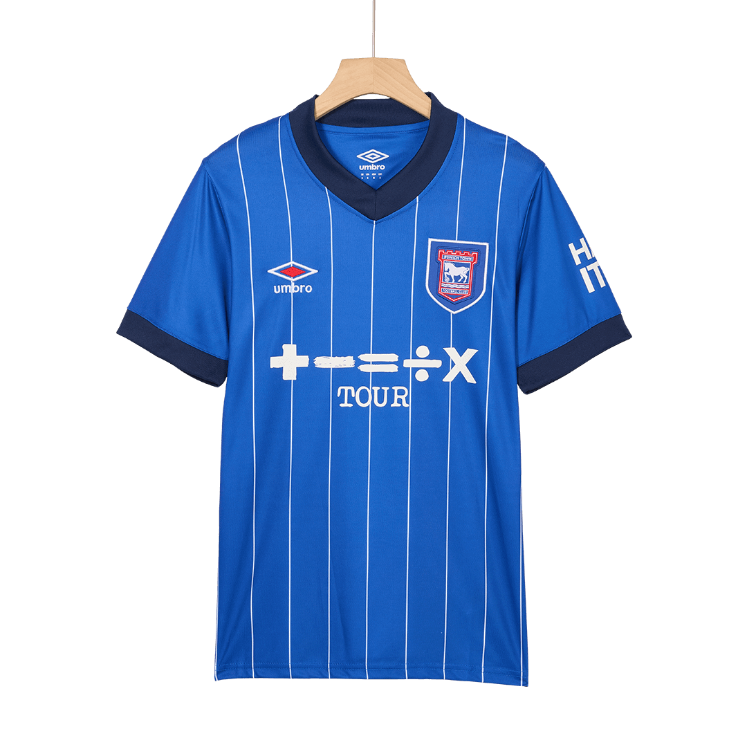 Ipswich Town Home  Soccer Jersey 2024/25 footmaillots.fr