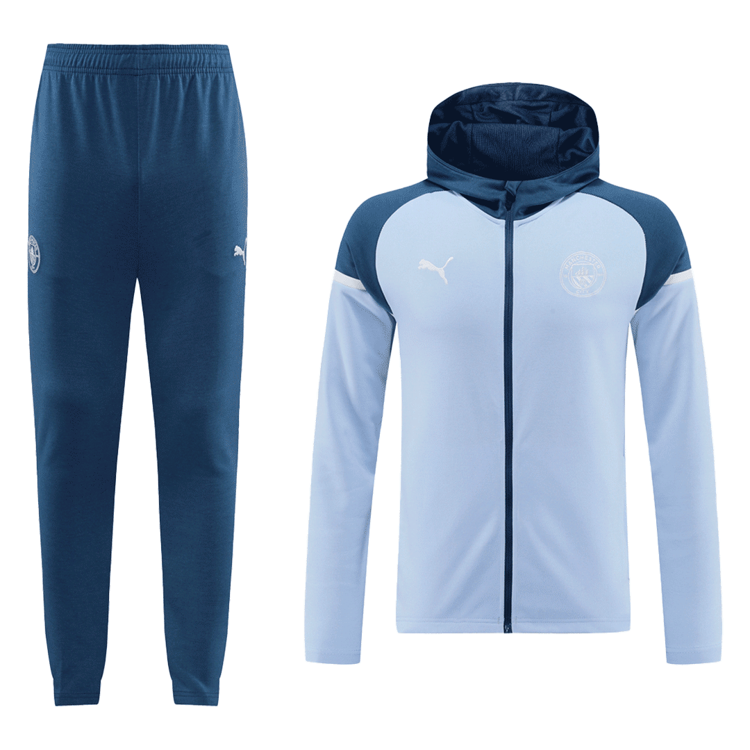 Manchester City Hoodie Training Kit (Jacket+Pants) 2024/25 footmaillots.fr