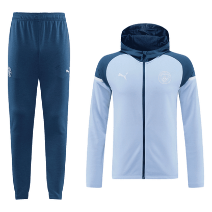 Manchester City Hoodie Training Kit (Jacket+Pants) 2024/25 footmaillots.fr