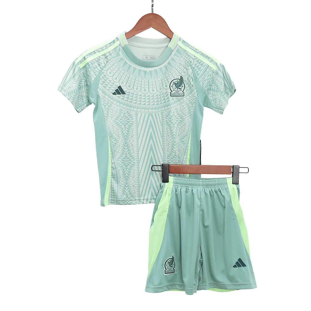 Kid's Mexico Away Jerseys Kit(Jersey+Shorts) Copa América 2024 footmaillots.fr