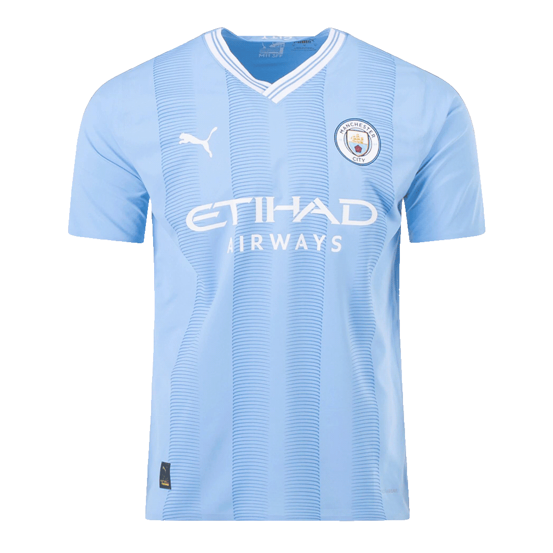 Player Version Manchester City Home  Soccer Jersey 2023/24 footmaillots.fr
