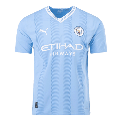 Player Version Manchester City Home  Soccer Jersey 2023/24 footmaillots.fr