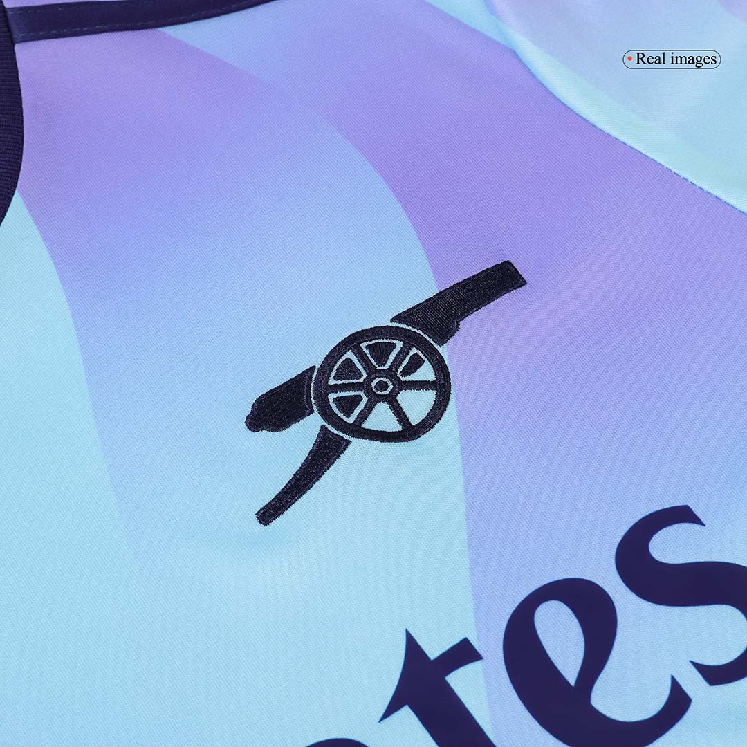SAKA #7 Arsenal Third Away  Soccer Jersey 2024/25 footmaillots.fr