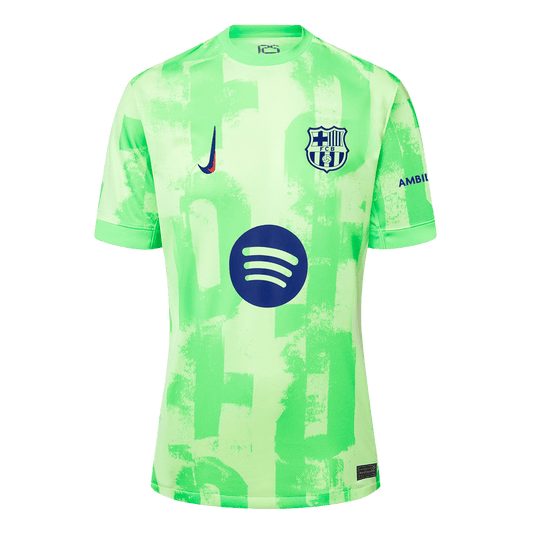 Barcelona Third Away  Soccer Jersey 2024/25 - (Spotify Logo Without Text) footmaillots.fr