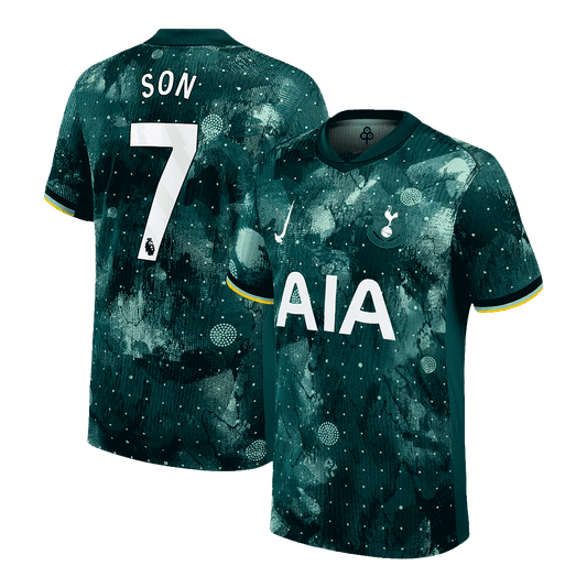 Player Version SON #7 Tottenham Hotspur Third Away  Soccer Jersey 2024/25 footmaillots.fr