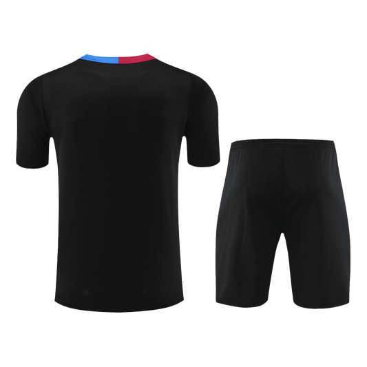 Barcelona Pre-Match  Soccer Jersey Kit(Jersey+Shorts) 2024/25 footmaillots.fr
